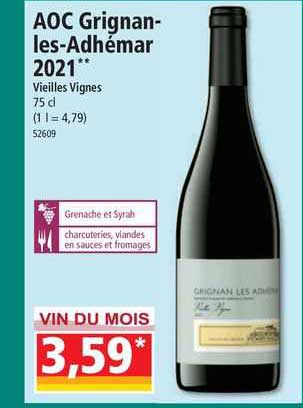 aoc grignan-les-adhémar 2021