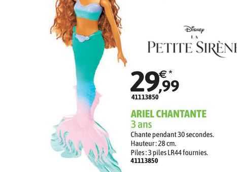 ariel chantante - 3 ans