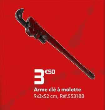 arme clé à molette