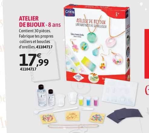 atelier de bijoux - créa & cie - 8 ans