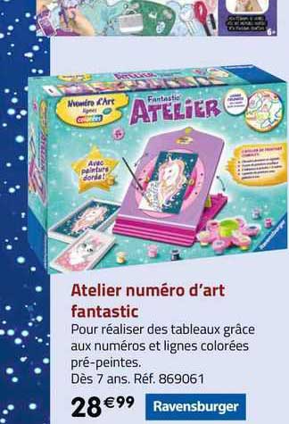 Atelier Numéro D'art Fantastic Ravensburger