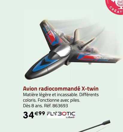 avion radiocommandé x-twin