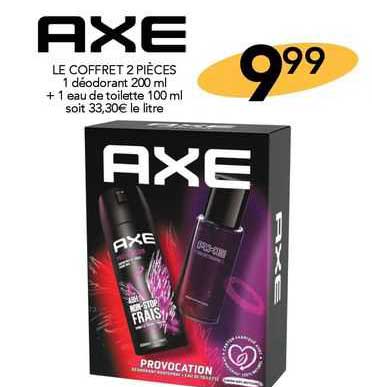 Axe Le Coffret 2 Pièces