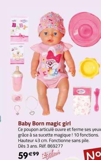 baby born magic girl
