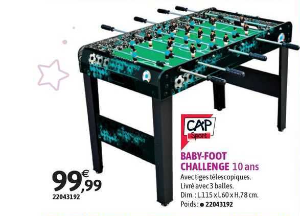 baby-foot challenge 10 ans