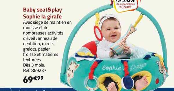 baby seat & play sophie la girafe