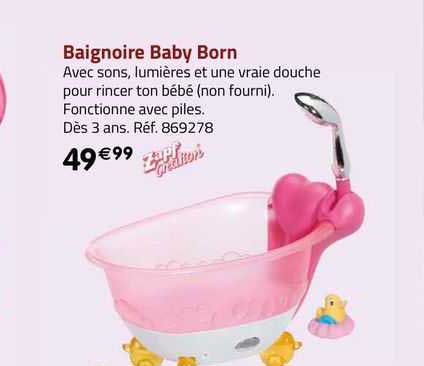 baignoire baby born