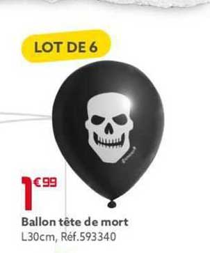 ballon tête de mort