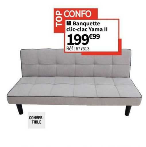 banquette clic-clac yama II