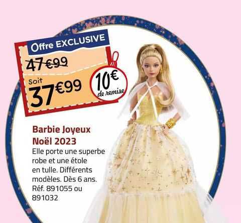 barbie joyeux noël 2023