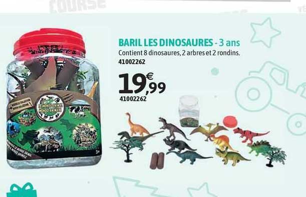 baril les dinosaures - 3 ans