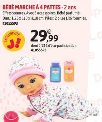 bébé marche à 4 pattes