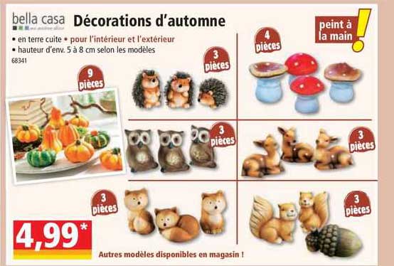 bella casa décorations d'automne