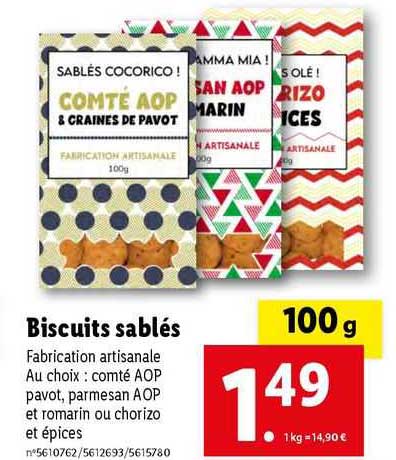 Biscuits Sablés