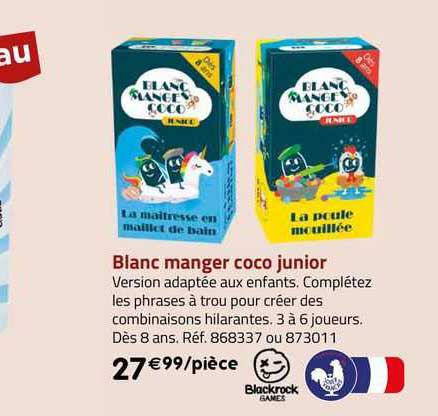 blanc manger coco junior