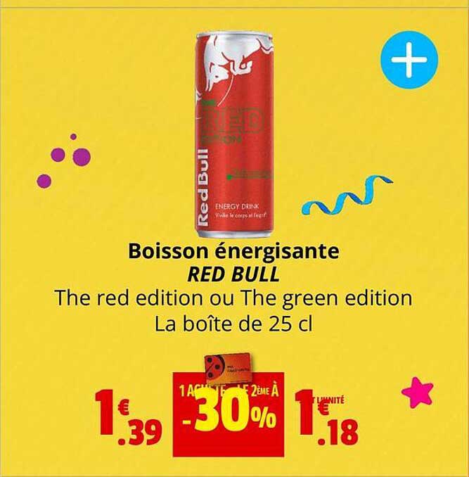 boisson énergisante red bull