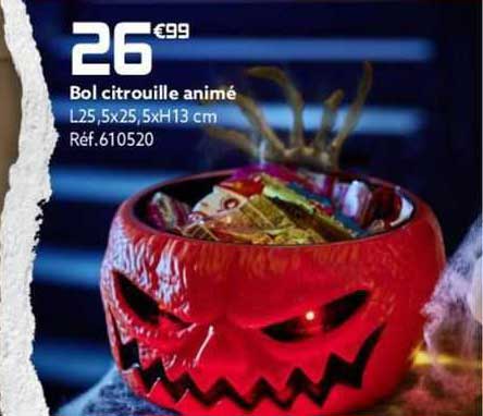 bol citrouille animé