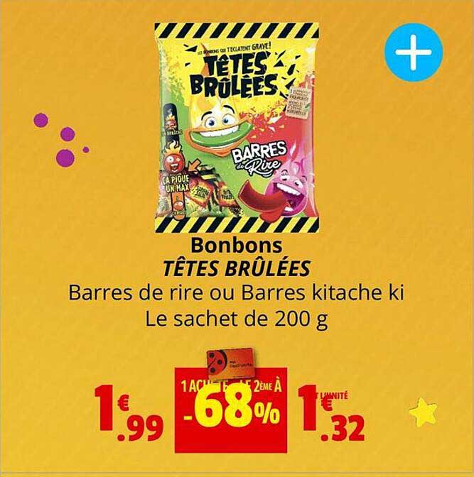bonbons têtes brûlées