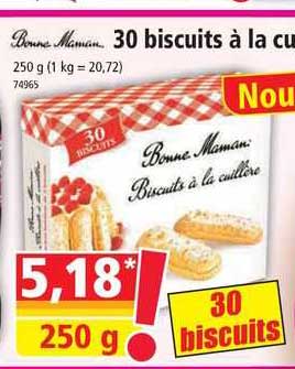 bonne maman 30 biscuits à la cuillère