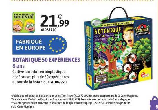 botanique 50 expériences