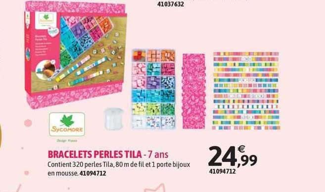 bracelets perles tila sycomore - 7 ans