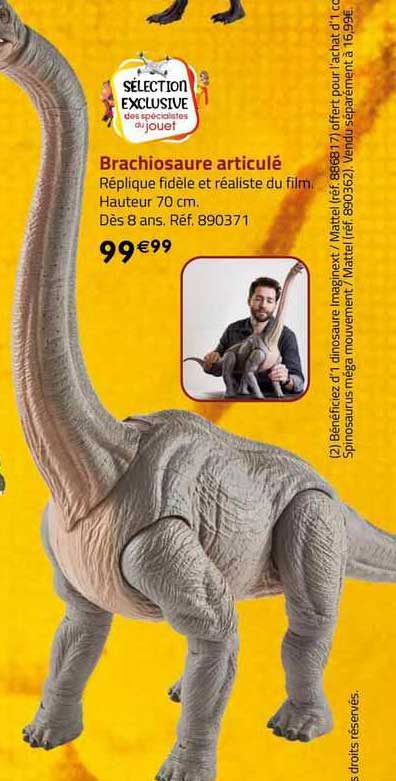 brachiosaure articulé