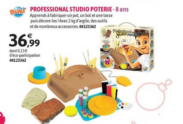 buki professional studio poterie