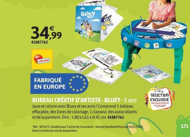 Bureau Créatif D'artiste - Bluey