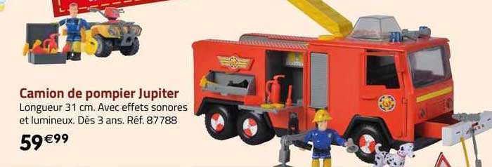 camion de pompier jupiter