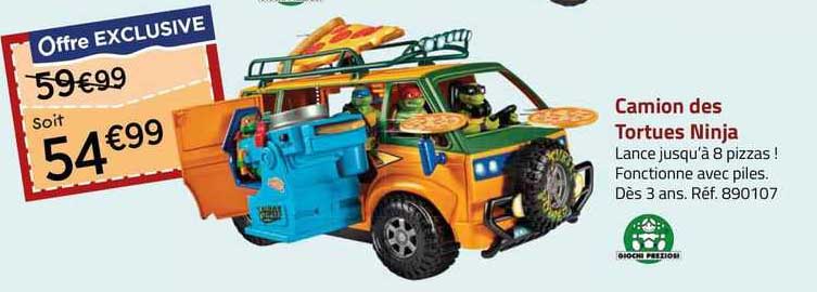 camion des tortues ninja