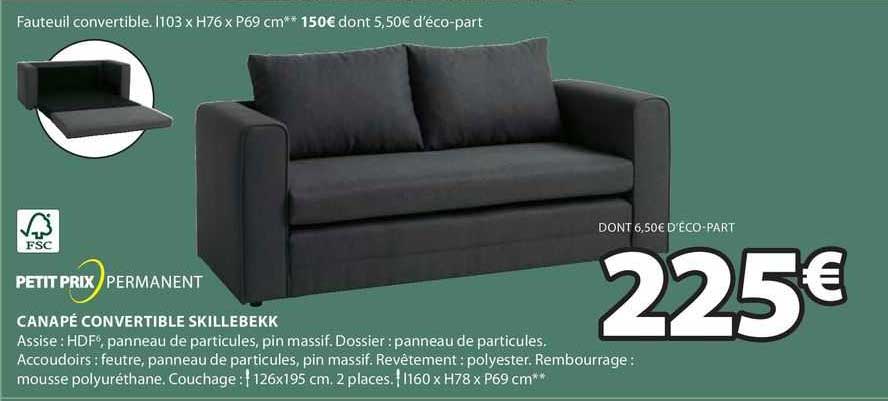 Canapé Convertible Skillebekk