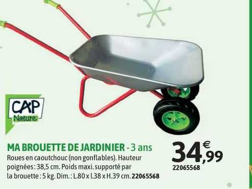 Cap Ma Brouette De Jardinier - 3 Ans