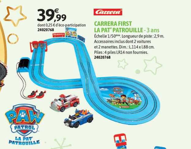 carrera first la pat' patrouille