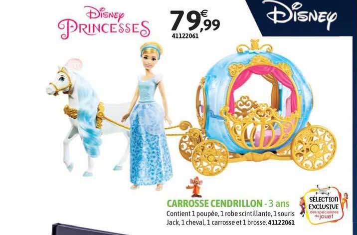 carrosse cendrillon - 3 ans