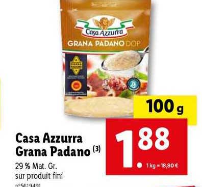 casa azzurra grana padano