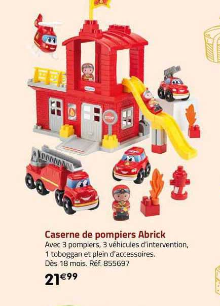 caserne de pompiers abrick