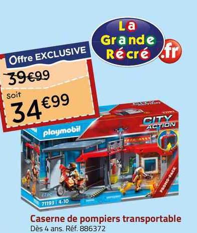 caserne de pompiers transportable