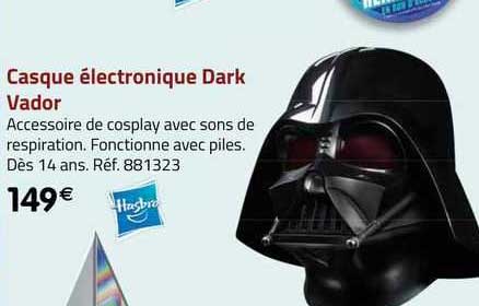 casque électronique dark vador