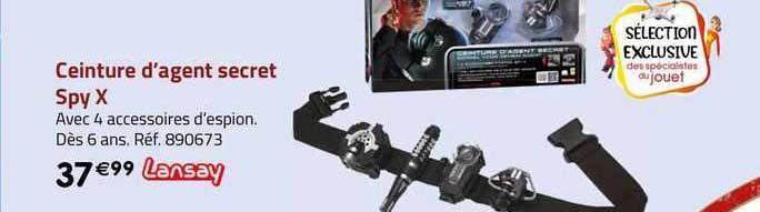ceinture d'argent secret spy x