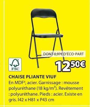 Chaise Pliante Viuf