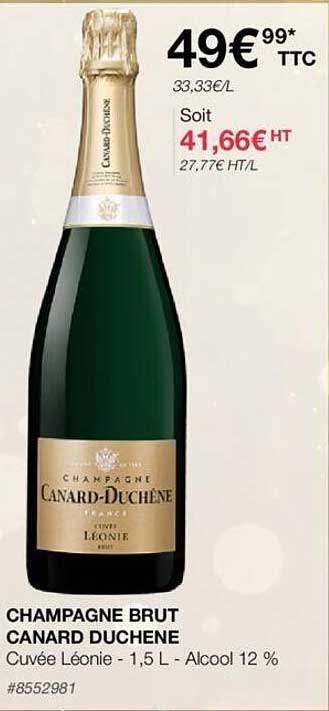 champagne brut canard duchene
