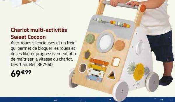 chariot multi-activités sweet cocoon