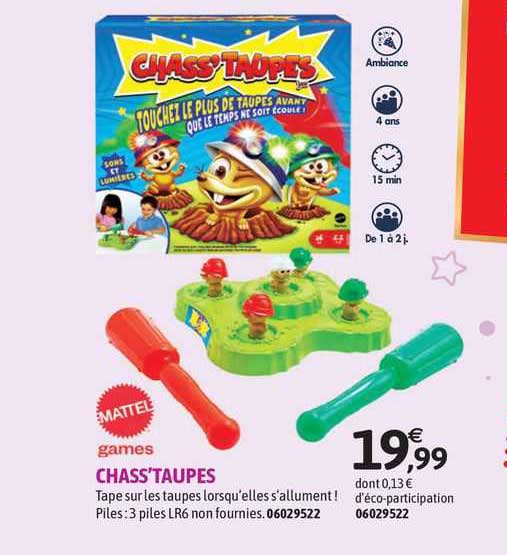 Chass'taupes Mattel