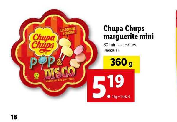 chupa chups marguerite mini