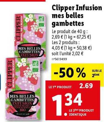 clipper infusion mes belles gembettes
