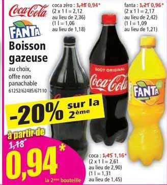 Coca-cola Ou Fanta Boisson Gazeuse