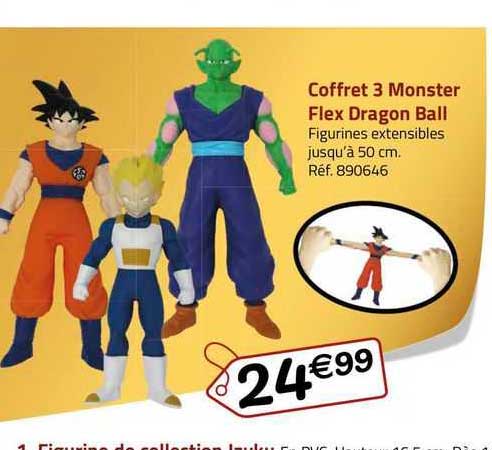 Coffret 3 Monster Flex Dragon Ball