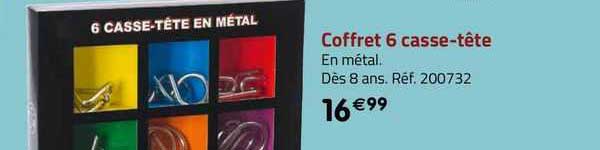 coffret 6 casse-tête