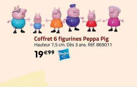 coffret 6 figurines peppa pig