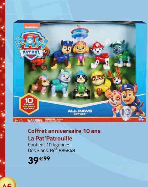 Coffret Anniversaire 10ans Le Pat'patrouille